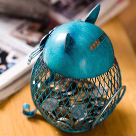 Bleu Cat Piggy Bank