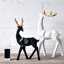 Elegant Reindeer Sculpture