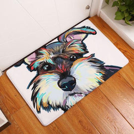 Artistic Dog Welcome Rug Collection