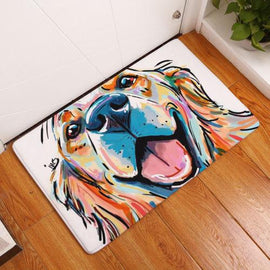 Artistic Dog Welcome Rug Collection