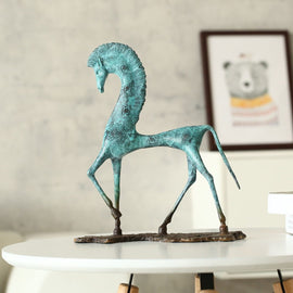 Composed Egyptian Horse Sculpture