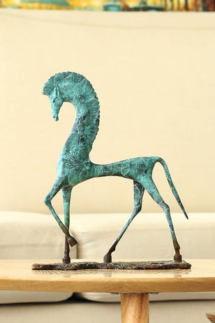 Composed Egyptian Horse Sculpture