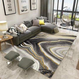 Black & Yellow Blank Canvas Rug Collection